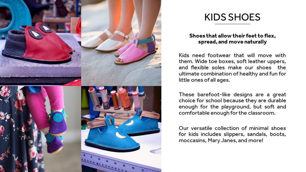 Minimal Leather Shoes for Kids and Babies