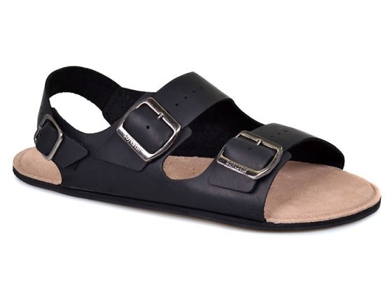 Oil tanned black leather Camino Lite