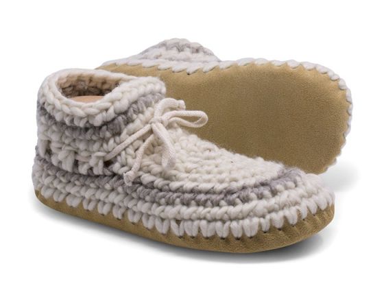 Women's Wool Crocheted Slippers