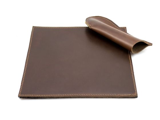 Handcrafted Leather Trivet and Pot Handle Cover
