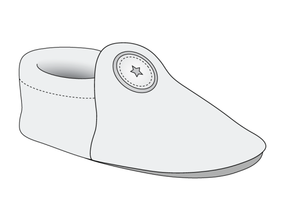 Clearance Kids Moccasin Smooth