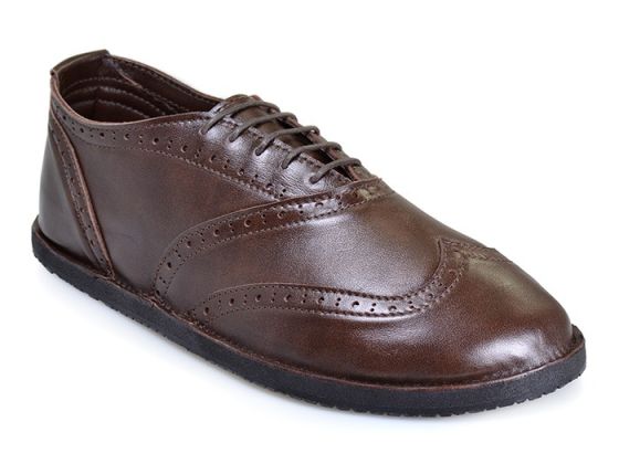 Brown Leather Comfortable Dress Shoes