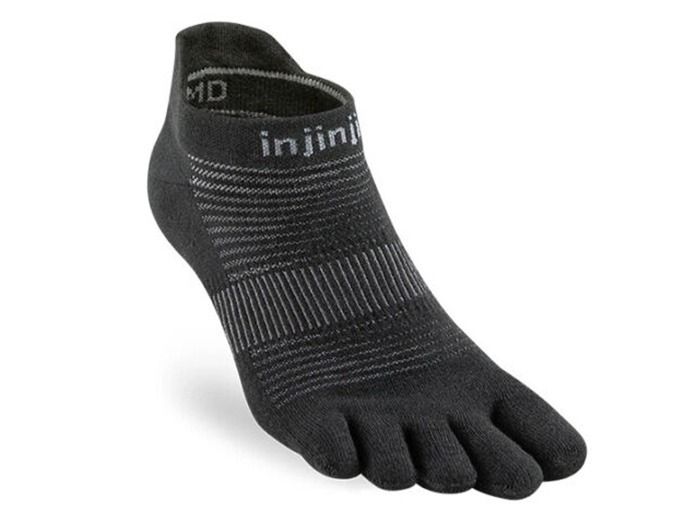 Softstar Shoes Performance Run No-Show Toe Socks - Injinji, barefoot socks