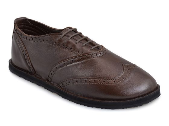 Brown Leather Comfortable Dress Shoes