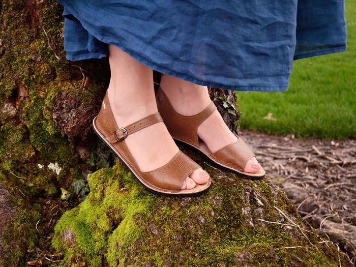Handcrafted Barefoot Sandals Made from Natural Materials
