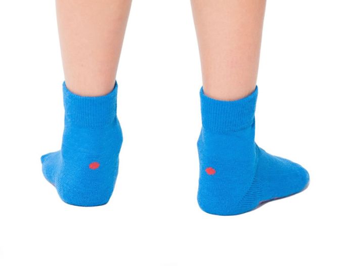 Plus12 Kids Socks with Red Sizing Dot