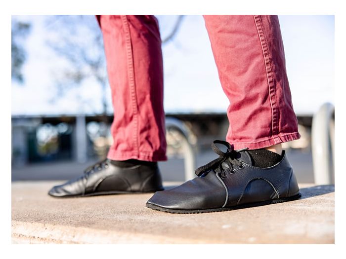 Wedding black leather formal shoes
