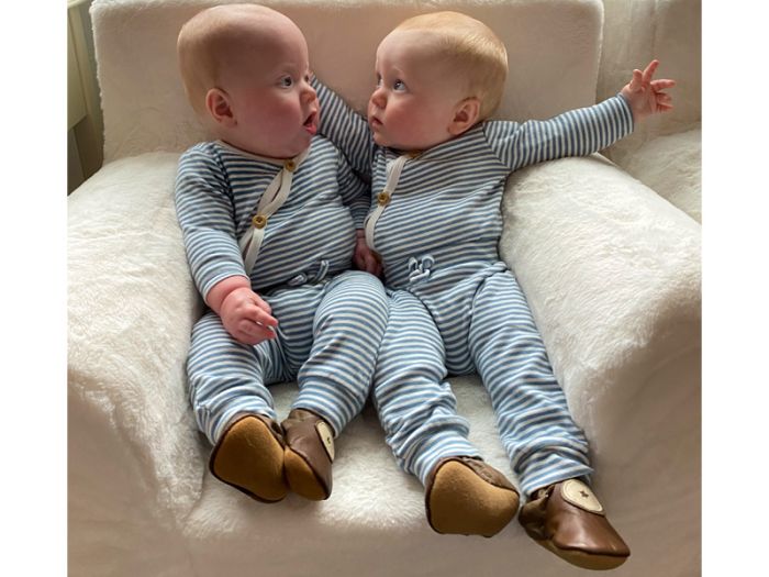 Hazelnut Sheepskin Booties for Babies