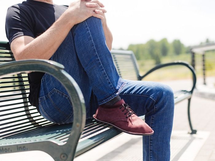 Primal Sawyer in Maroon Leather