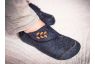 Charcoal Grey Merino Wool Moccasins