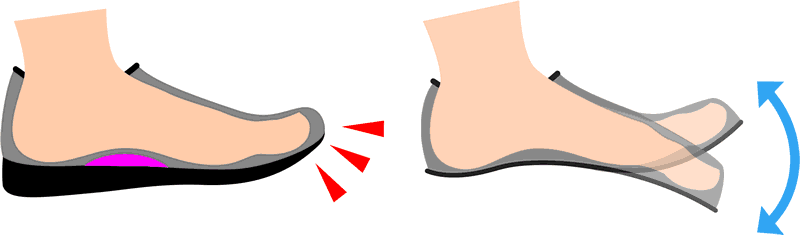 no-toe-spring-arch-support