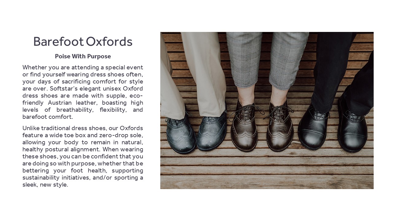 Row of Barefoot Oxfords