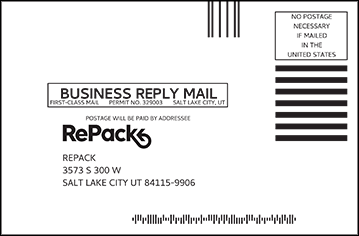repack return label example