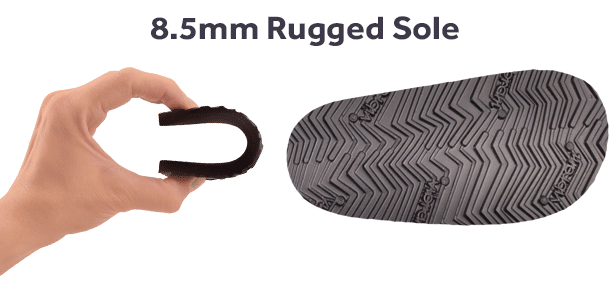 8.5mm Rugged Sole Comparison