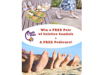 GIVEAWAY: Win a Free Pair of Solstice Sandals PLUS a Free Pedicure!