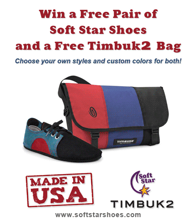 Independence Day GIVEAWAY: Win a Free Pair of Soft Star Shoes PLUS a Free Bag From Timbuk2!