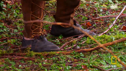 "Boss of the Moss" Mick Dodge Wears Soft Star Shoes on National Geographic Series