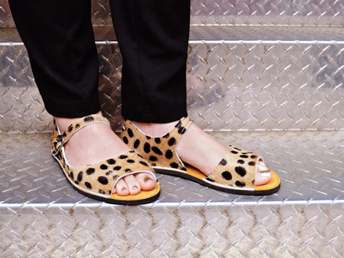 Introducing "Ponyhair" Cheetah Print Sandals