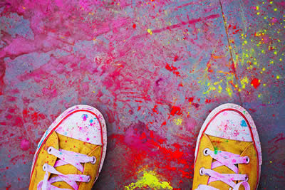 Painted Shoes memory-paint-shoes