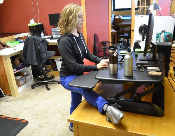Standing desks bring more "flexibility" to your work station!