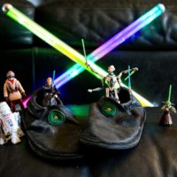 This light saber battle calls for epic shoes.