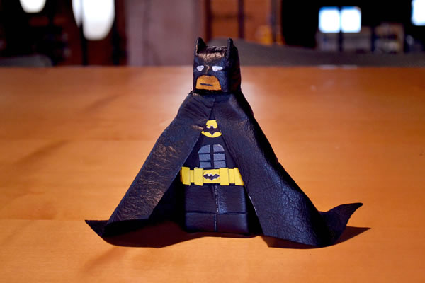Handcrafted Leather Batman Figure diy-leather-batman