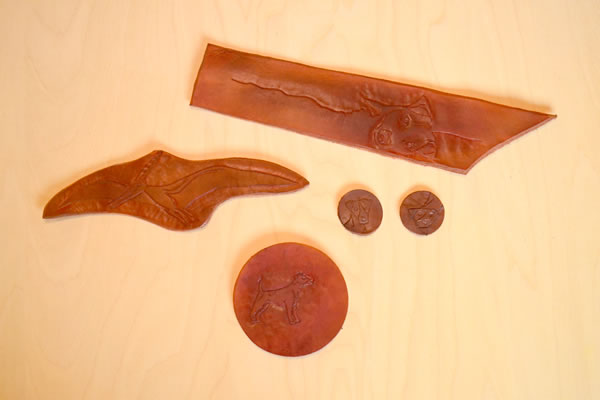 Hand Tooled Leather Art