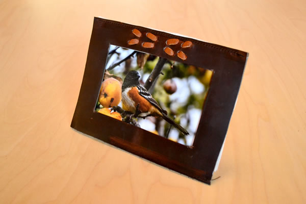 Handcrafted Leather Picture Frame