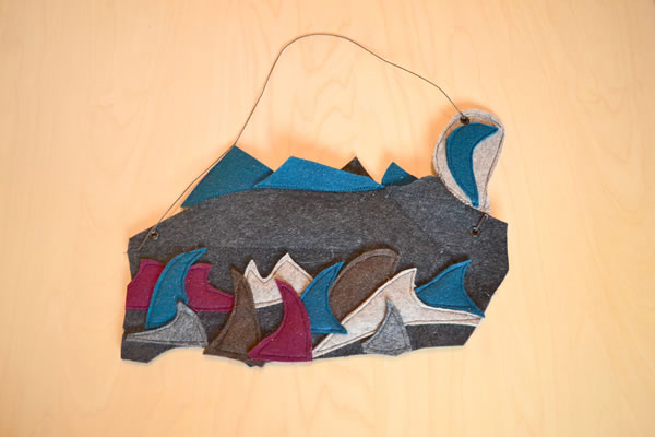 Handcrafted Wool Landscape