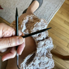 Jane: Knitting is like meditation to me.