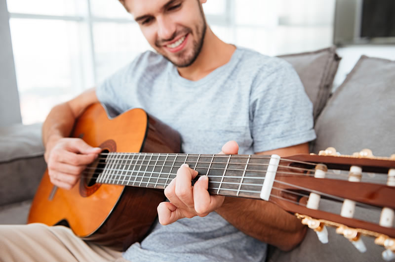 Playing Guitar