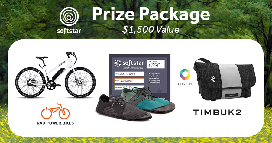 Prize Package for Biking in Minimalist Shoes