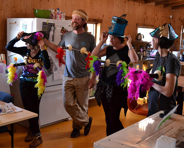 Flamboyant fashion lineup
