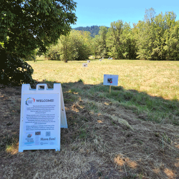 Grow Wild Day book walk at Marys River Park