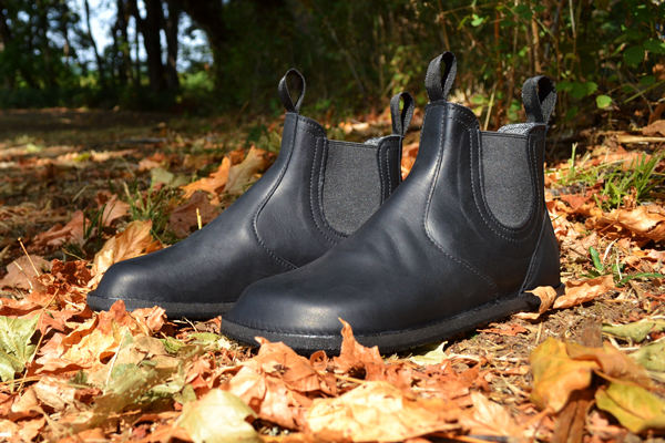 Black Leather Primal Chelsea Boot