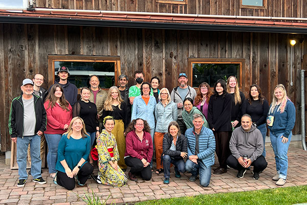 Former SOM Footwear owners, Olie and Nathalie, with the Softstar Shoes team.