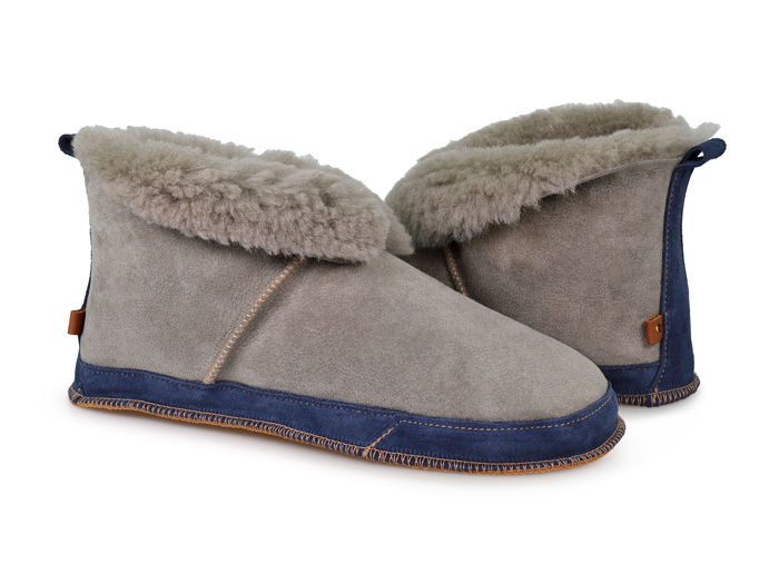 Limited Edition Navy / Moon Dust Fireside Slippers.